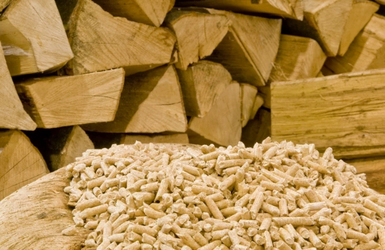 drewno, pellet